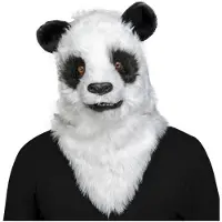 MOM Avec Masque De Panda à Mâchoire Mobile