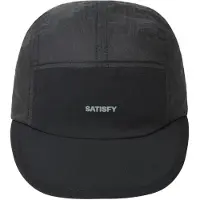 Satisfy - Casquette de trail running - Rippy Trail Cap Black pour Homme en Nylon - Noir