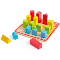 Bigjigs Formes d'insertion colorées