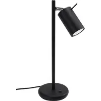 Sollux Lampe de table RING noir 1xGU10 10W acier 43x19.5x14.5cm