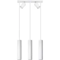 Valotorni Lampe suspendue RING 3 blanc 5xGU10 10W acier 100x5x45cm
