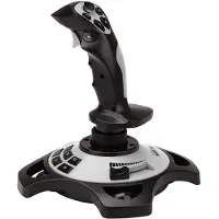 Maxx Tech Joystick USB Pro (PC) (PC), Manette, Multicolore, Noir, Gris
