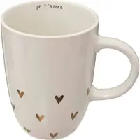 Nenurodyta Cup, gold/white, 0.440 l, Tasse, Or, Blanc
