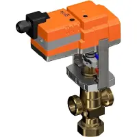 Belimo Vanne à Globe G1-1/8 Course de 15mm Kvs0.63 24VAC/DC 150s 2-10V 500N IP54 H411B/LV24A-SR-TPC
