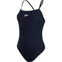 Speedo Eco Endurance+ Thinstrap Swimsuit Bleu UK 34 Femme