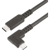 StarTech.com Rugged Right Angle Usb-c Cable Argenté