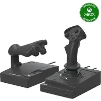 Hori HOTAS, Flight joystick, PC, Xbox One, Xbox Series S, Xbox Series X, Croix directionnelle, Bouton Menu, Bouton Affichage, Câble, USB, Noir