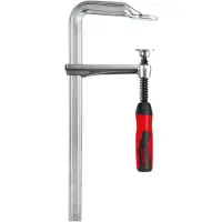 Bessey Presse à vis tout acier avec poignée bi-matière GZ-2K 200/100 GZ20-2K