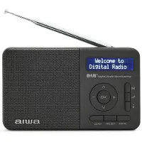 Aiwa RD-40DAB/BK, Travel, Digital, DAB+, FM, 2 W, 5.08 cm, LCD