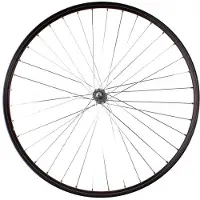 Nobrand Roue avant 28 x 1 1 2 pouces aluminium noir avec tubes
