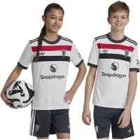 Adidas T-Shirt fonctionnel 'Manchester United 24/25' bleu marine / rouge / blanc