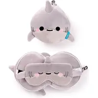 Puckator Requin, Coussin de voyage, Gris