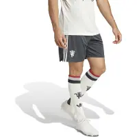 Adidas Pantalon de sport 'Manchester United 24/25 Third' gris / gris foncé / blanc