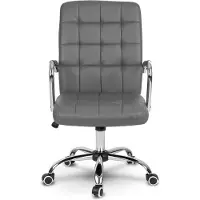 Sofotel 2431 Fauteuil de bureau Benton, simili cuir, gris