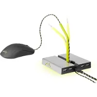 XTRFY XG-B1-LED Mauskabelhalter B1 XG-B1-LED grau für Mauskabel