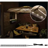 Paulmann USB LED Stripe Parasol-Light Éclairage de l'abat-jour Set de base 4x40cm