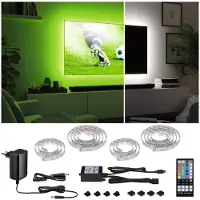 Paulmann MaxLED 250 Stripe Set (Blanc chaud, Multicolore, RGBW, 361 cm, Intérieur)