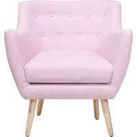 Beliani FAUTEUIL DRAMENA rouge brillant