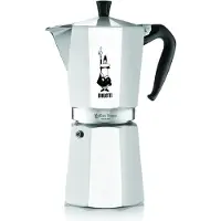 Bialetti Moka 12 tasses, Cafetière moka, Argent