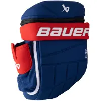 Bauer Sac à dos , modèle Glove Backpack S24, pour enfants, bleu et rouge, taille 9 pouces