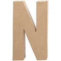 Creativ Company Letter Papier-maché - N, 20,5cm
