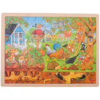 Goki de jardin en bois de scie sauteuse 96 pièces