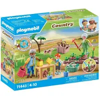 Playmobil Idyllic Vegetable Garden With Grandparents Construction Game Multicolore Enfants