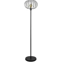 EDM Lampe Pied Vintage Noire Style Vintage, Culot E27, Idéale Salon -