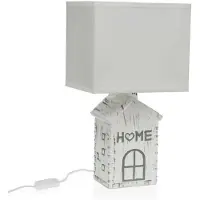 Versa Lampe de table en céramique blanche 40 W 64,1 x 36,5 cm