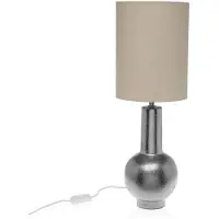 Versa Lampe de table versaversa céramique argentée 20 x 57 x 20 cm
