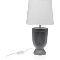 Versa Lampe de table gris céramique 60 l 22 x 42,8 cm