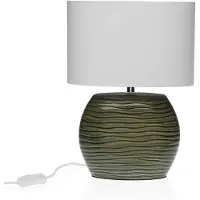 Versa Lampe de table gris Céramique 13 x 33 x 25 cm