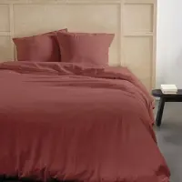 TODAY Housse de Couette de Luxe Rouge TODAY Dream