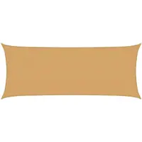 vidaXL Voile d'ombrage 160 g/m² rectangulaire sable 2x4,5 m PEHD