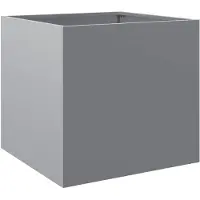 vidaXL Jardinière argenté 49x47x46 cm acier galvanisé