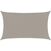 vidaXL Voile d'ombrage 160 g/m² rectangulaire gris clair 5x8 m PEHD