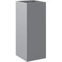 vidaXL Jardinière argenté 32x29x75 cm acier galvanisé
