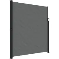 vidaXL -Pare-brise extensible 220x300 cm Anthracite -effacé
