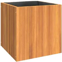 vidaXL Jardinière 45x45x45 cm bois massif d'acacia