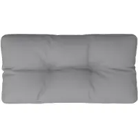 vidaXL Coussin de palette gris 70x40x12 cm tissu
