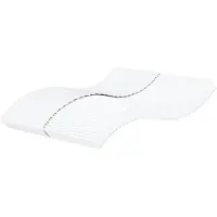 vidaXL Matelas mousse blanc 200x220 cm degré de fermeté H2 H3