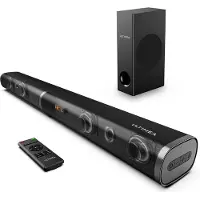 OEM Barre de son 2.1 noire avec caisson de basses et Bluetooth