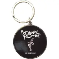 My Chemical Romance Unisexe, Porte-clés, The Black Parade Emblem Schlüsselanhänger, Noir