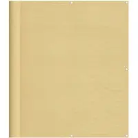vidaXL Pare-vue pour balcon Sable 120x800 cm 100% Polyester-Oxford