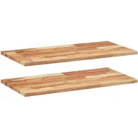 vidaXL Étagères flottantes 2 pcs 60x40x2 cm acacia massif à l'huile