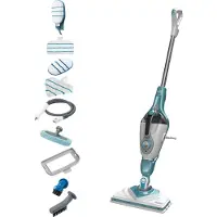 Black & Decker Nettoyeur balai vapeur 1600w bleu - - BHSM166DSMQS - steamitt