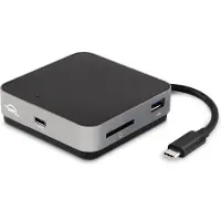 OWC Station d'accueil USB-C pour voyage Câblé USB 3.2 Gen 1 (3.1 Gen 1) Type-C Gris (OWCTCDK5P2SG)