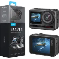 Akaso Brave 8 (60p, WiFi), Caméra d'action, Noir