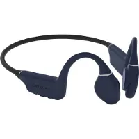Creative Labs Outlier Free Pro+ - Casque avec micro - oreille ouverte - placé derrière la nuque - Bluetooth - sans fil - bleu minuit, noir mat (51EF1081AA001)