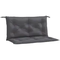 vidaXL Coussins de banc de jardin lot de 2 anthracite tissu Oxford